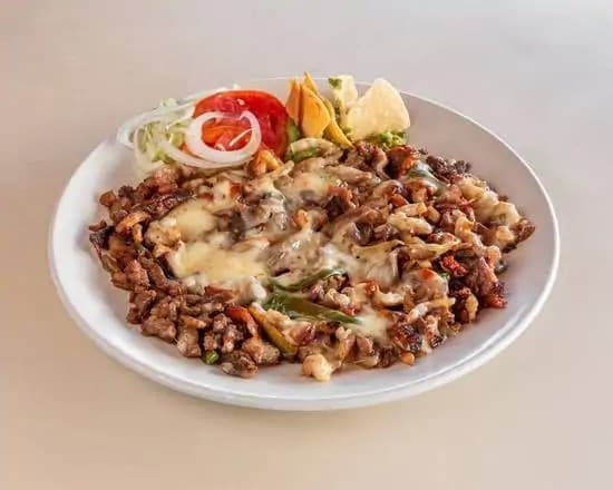Combo 1 Parrillada 1 persona + Agua de Horchata