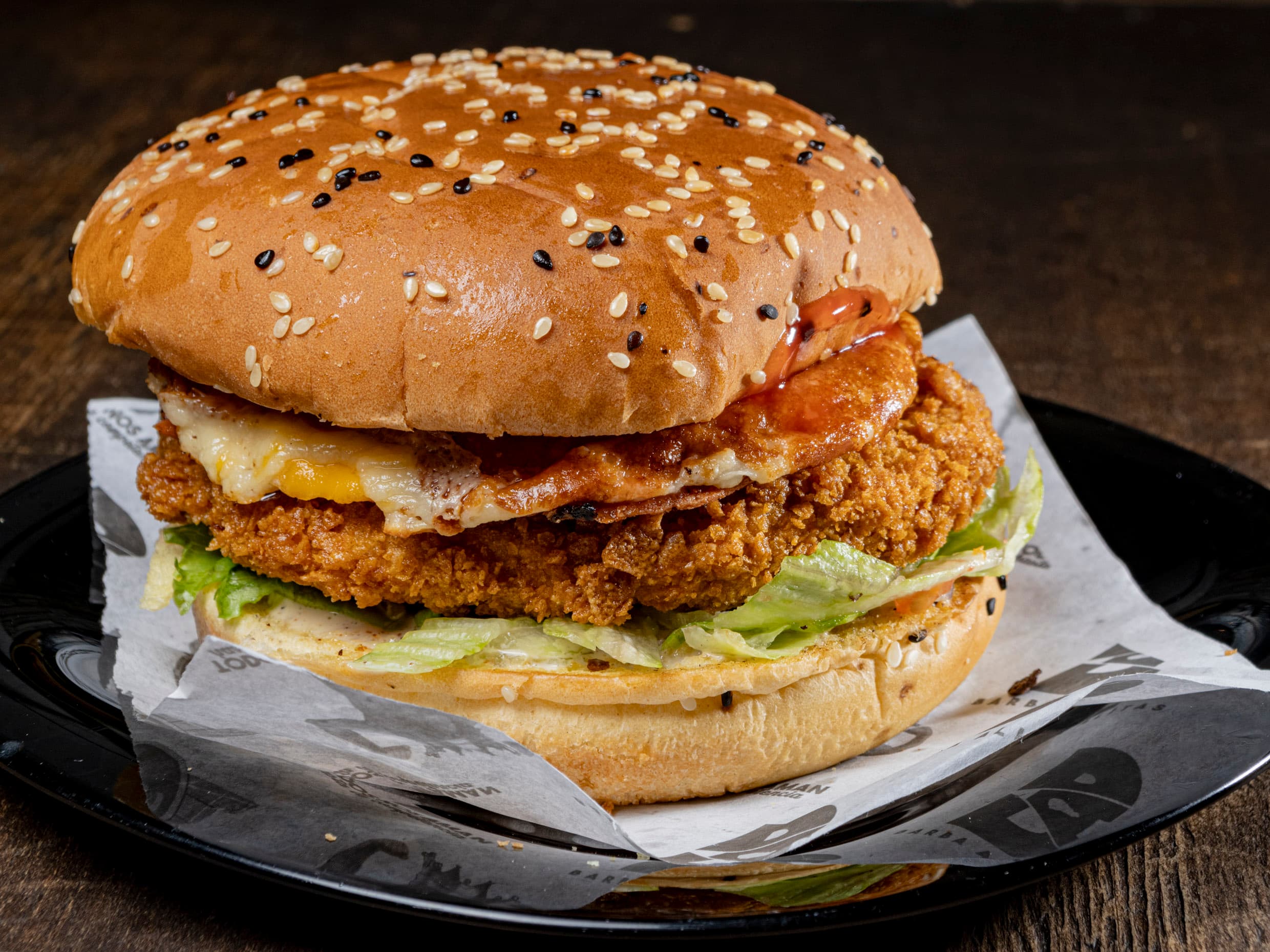Hamburguesa Cruji Pollo