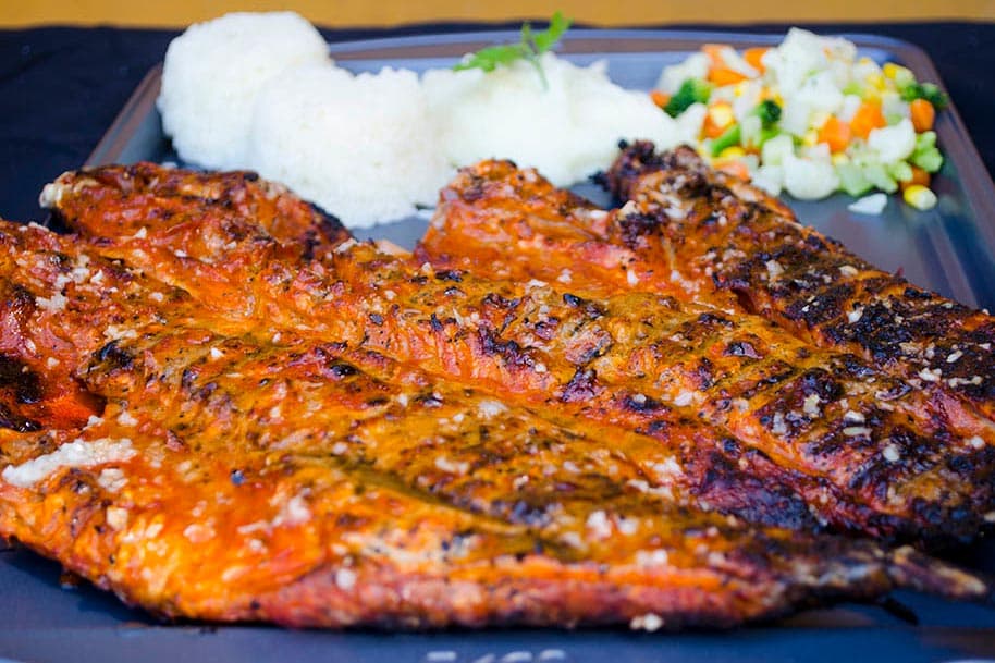 Salmón Zarandeado