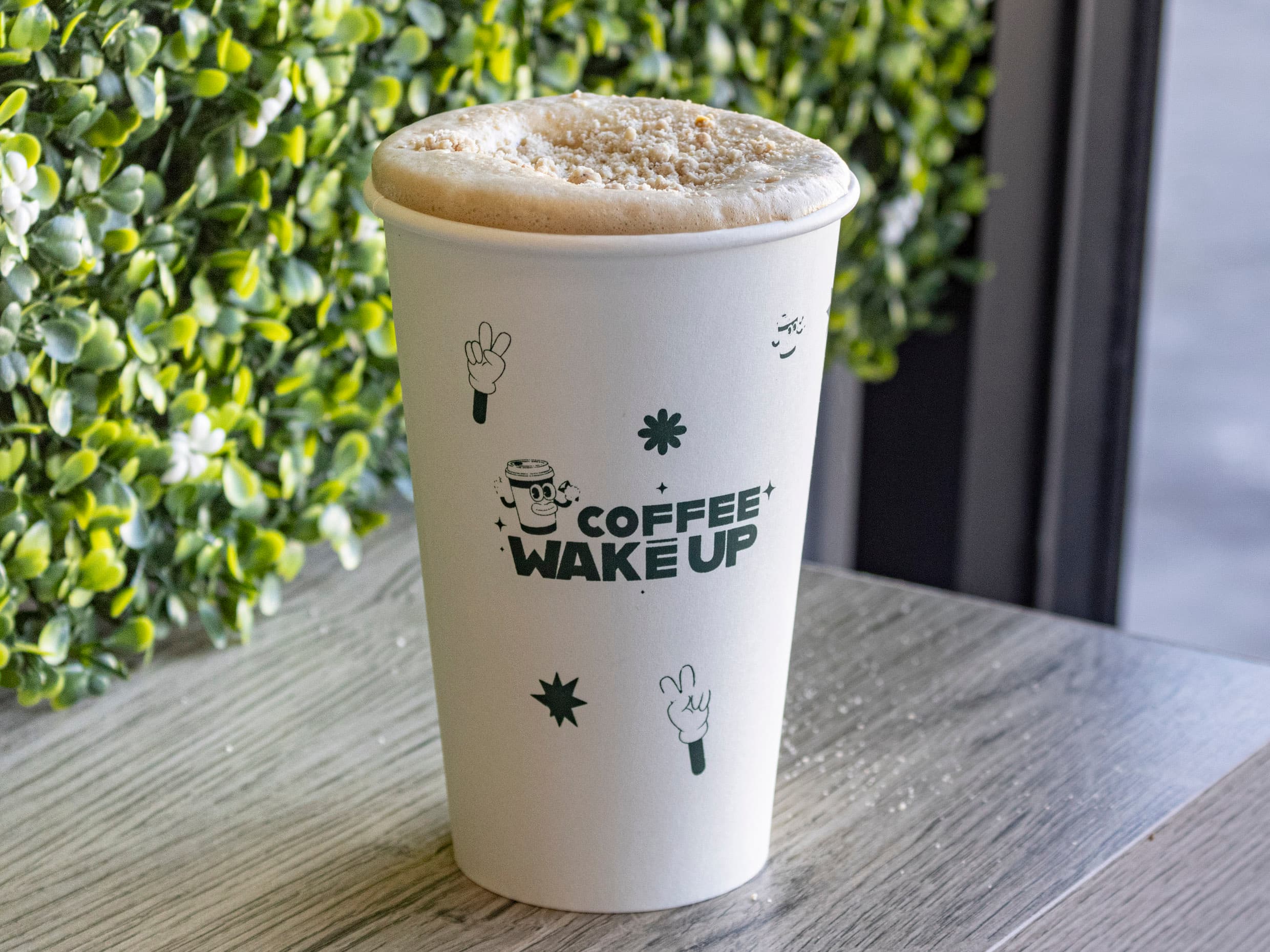 Latte Mazapán CH 12 oz caliente