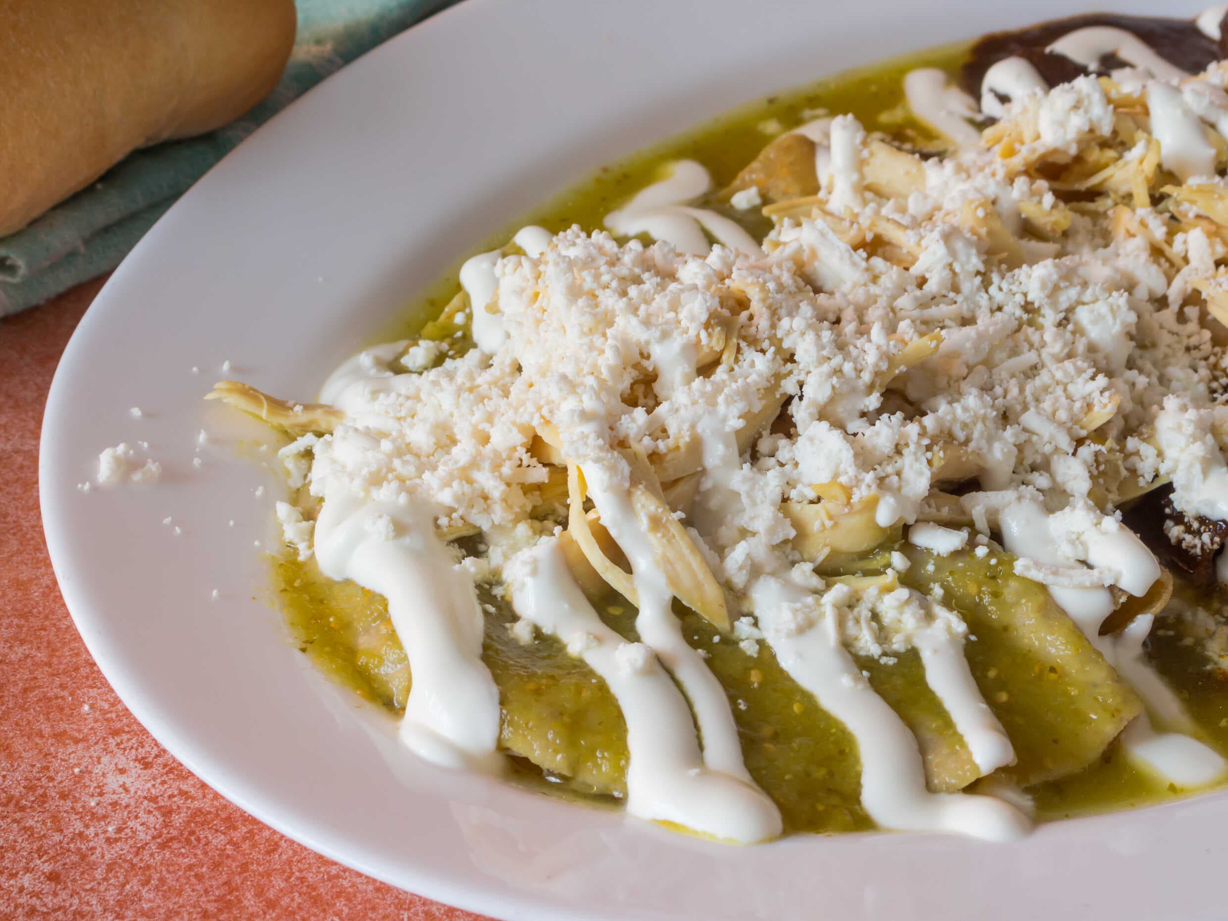Enchiladas Verdes Solas