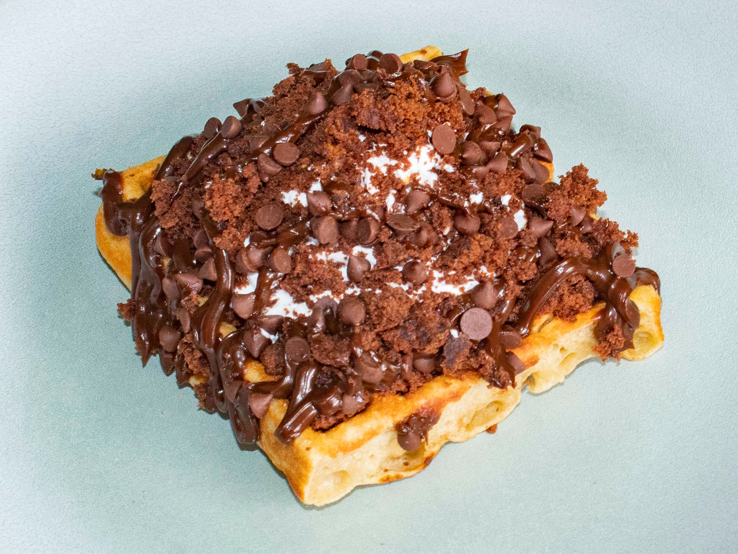Waffle Brownie White