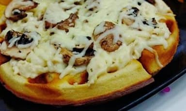 Waffle Champiqueso