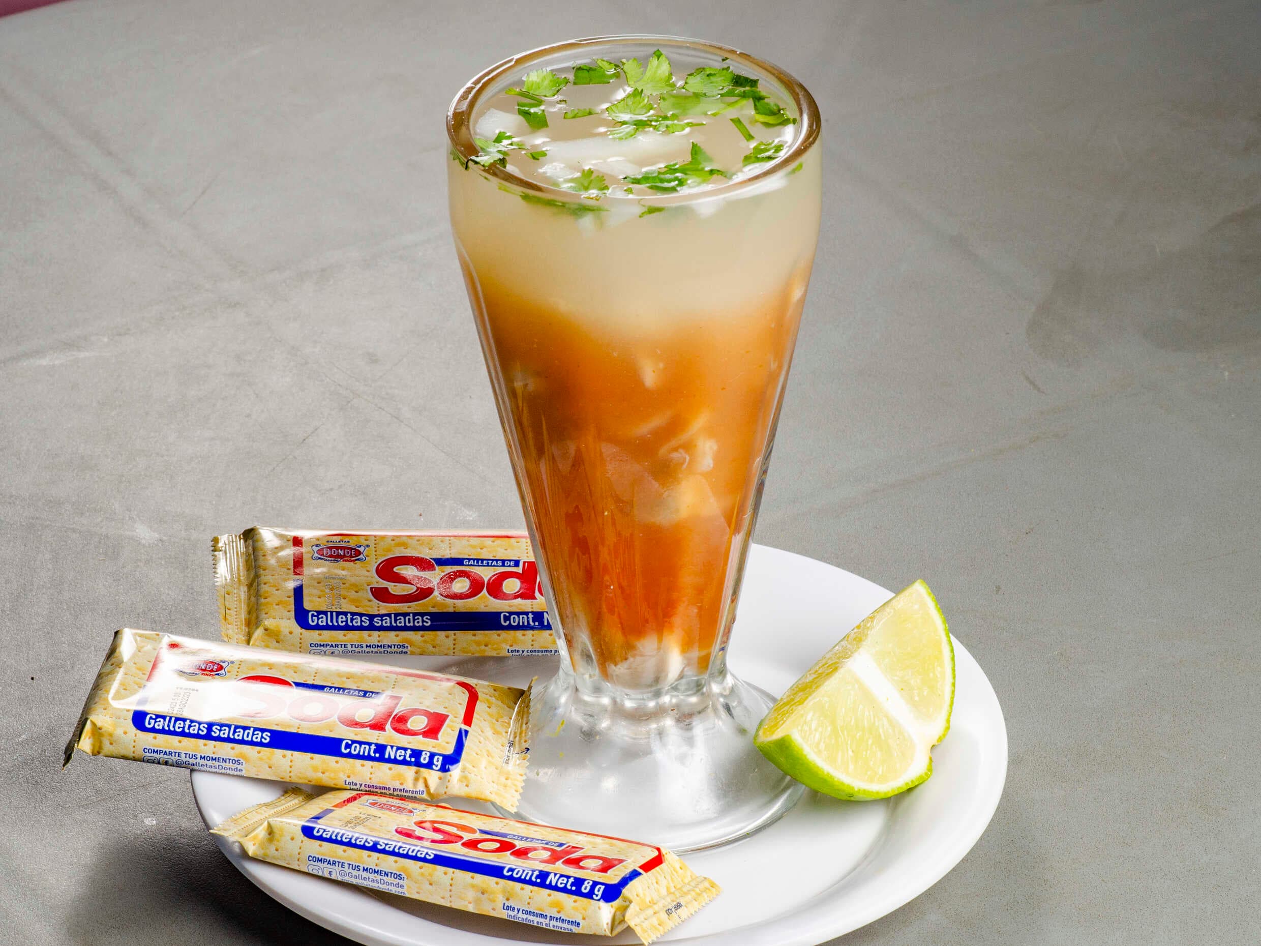 Jugo de Ostión Grande.