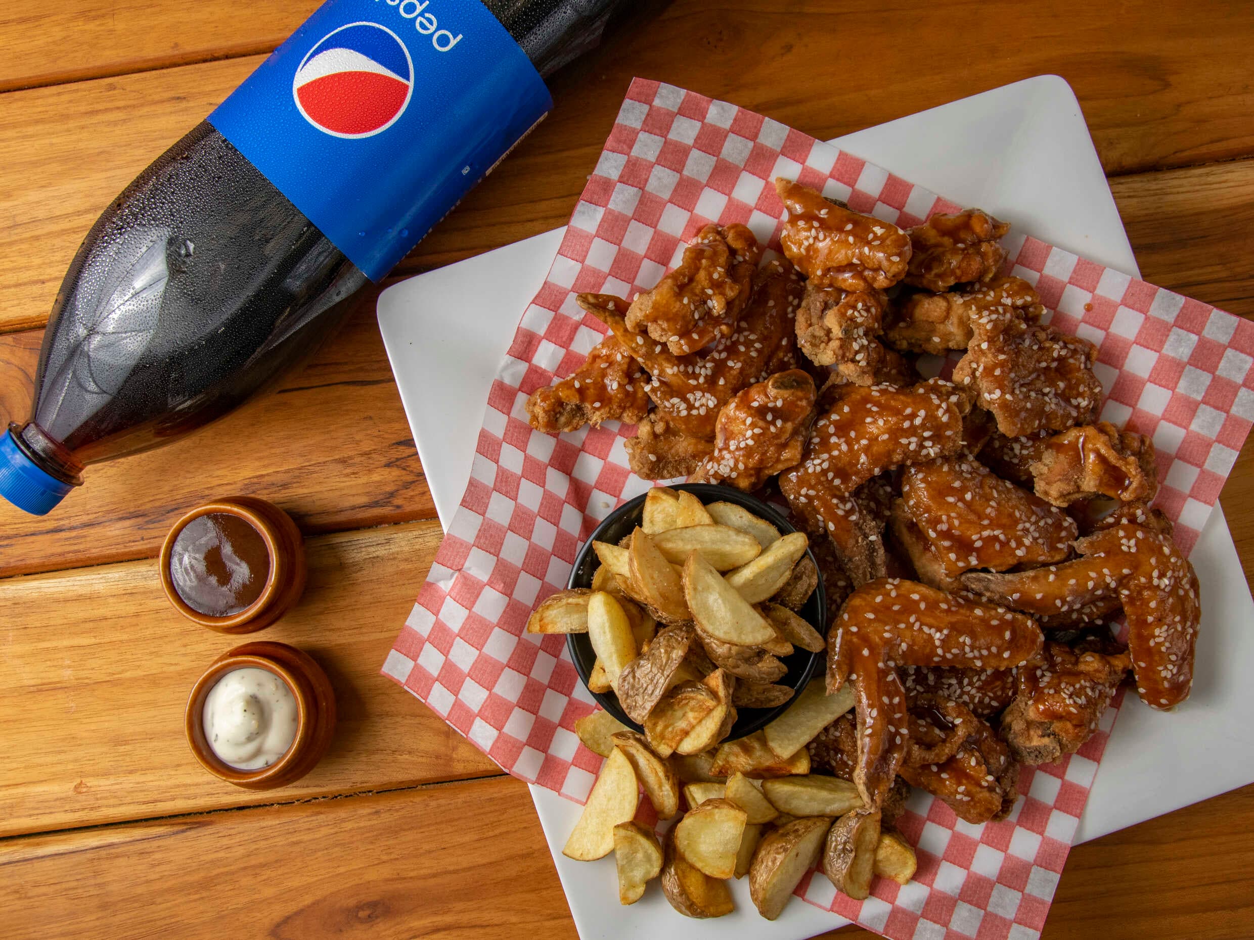 🍗!Combo! Colwings 18 Alitas BBQ + Gaseosa