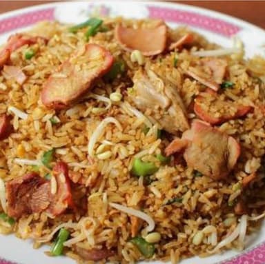 D. Arroz  cantones y carne cerdo en salsa ostiones