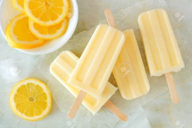 Paletas de Crema Vainilla