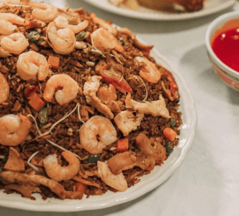Arroz con Pollo y Camarón 3 Personas