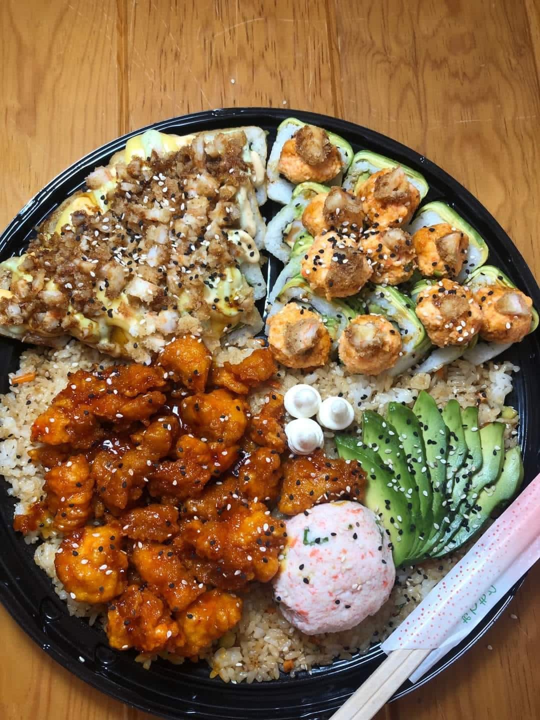 Charola de Sushi Sugerida
