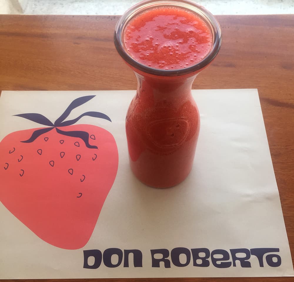 Jugo de Fresa