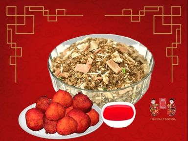 Caja Arroz Mega con Combinado de Agridulce