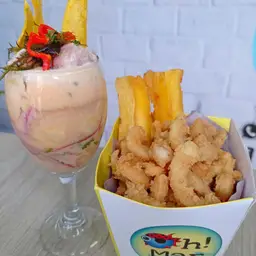 Combo Leche de Tigre y Chicharrones de Pota