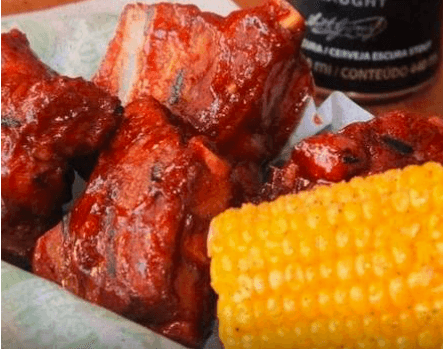 Combo American BBQ Ribs + Refresco