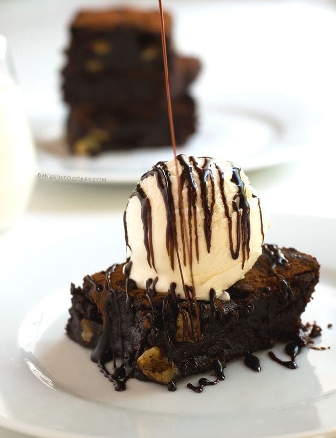 Brownie con Helado
