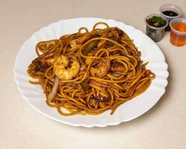 Pasta con Camarones