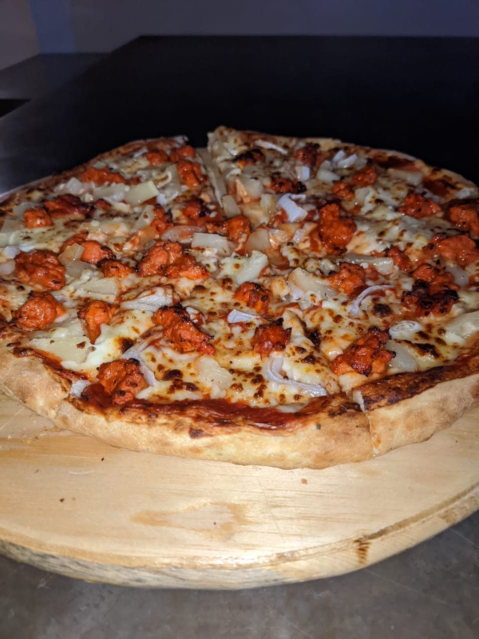 Pizza Familiar Carnes Frias.