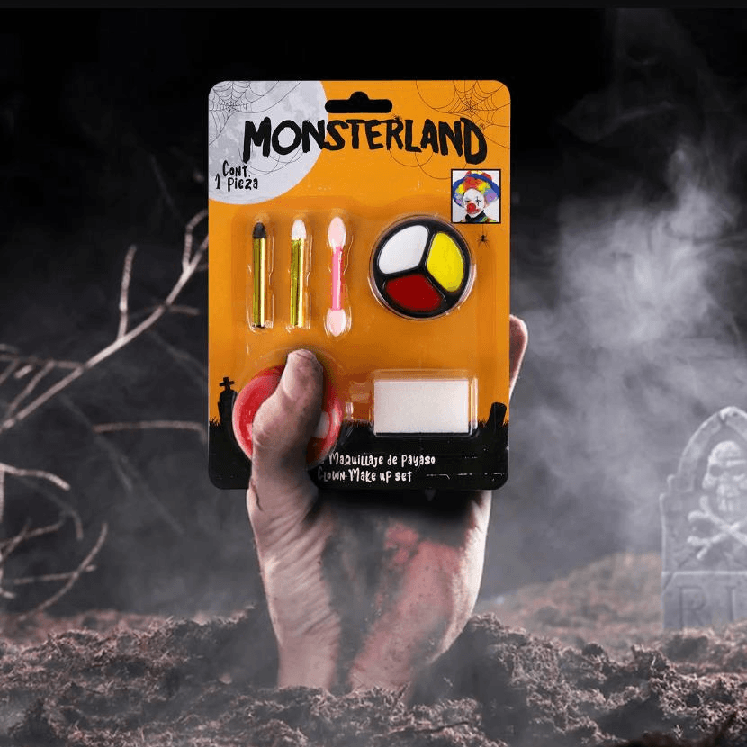 Set de Maquillaje para Disfraz de Payaso| Halloween