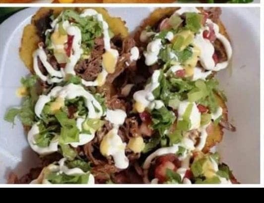 Patacones con Carne
