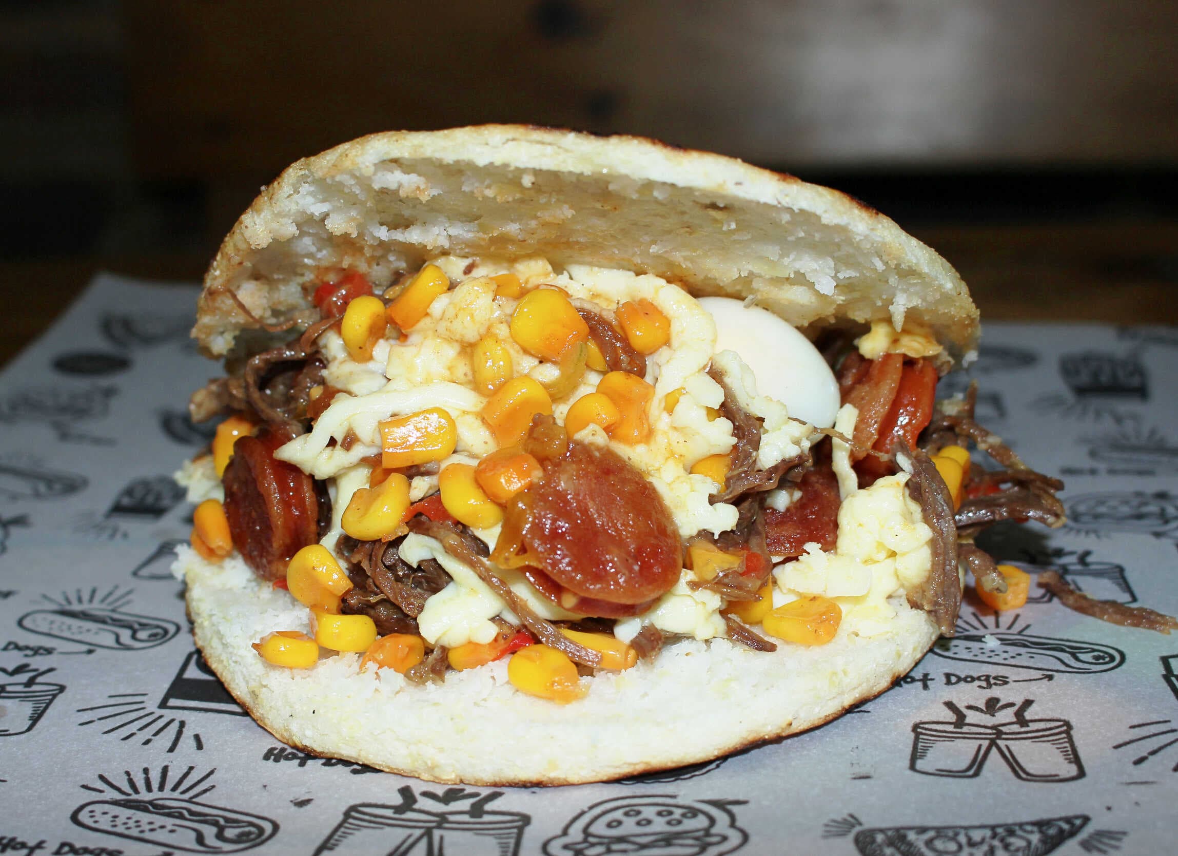 Arepa Ropa Vieja