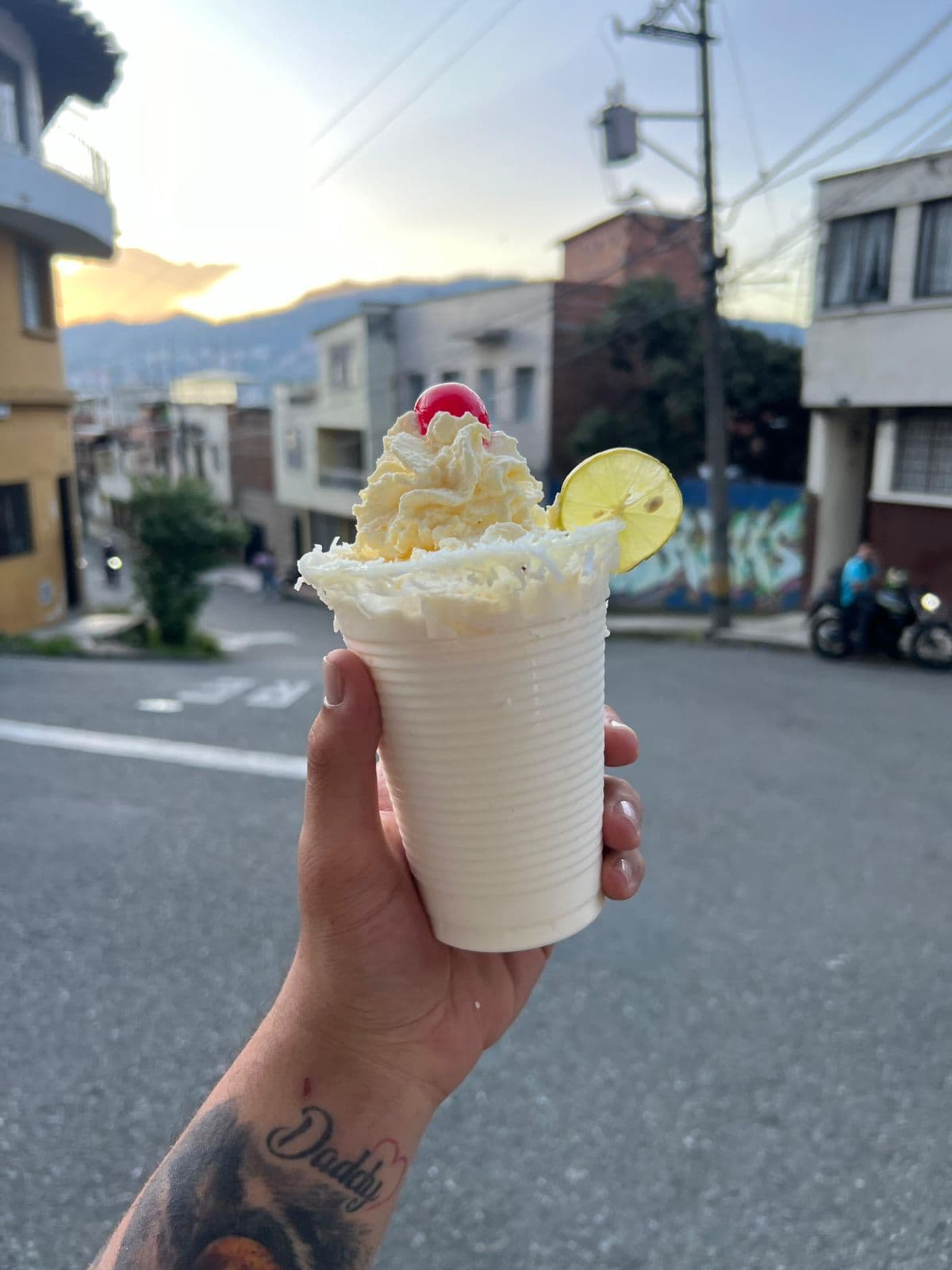 Malteada de coco