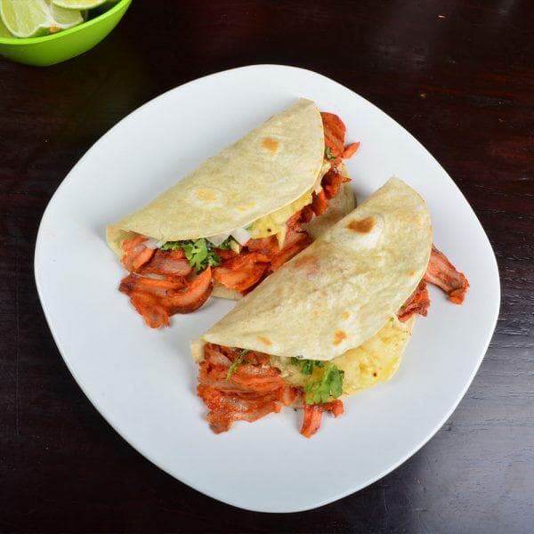 Taco de Pastor con Queso