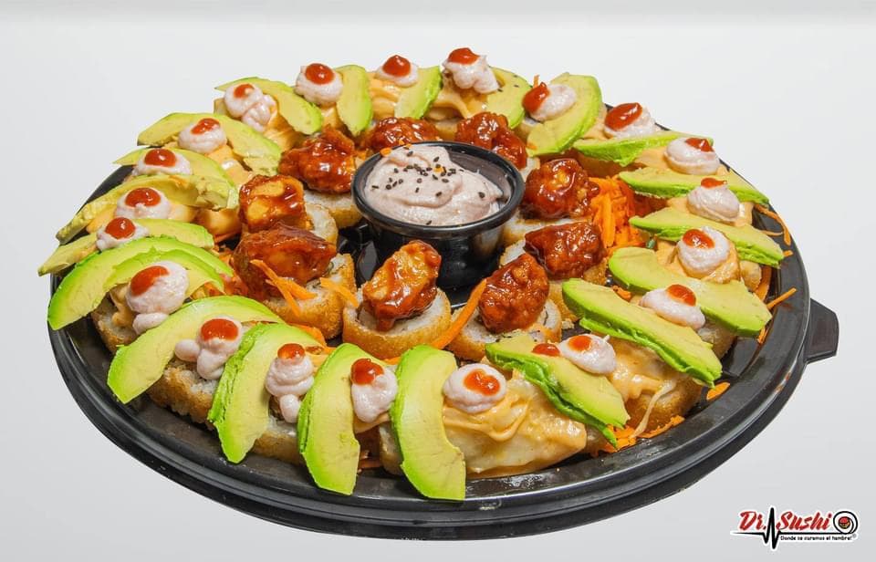 Charola de Sushi 3 Rollos
