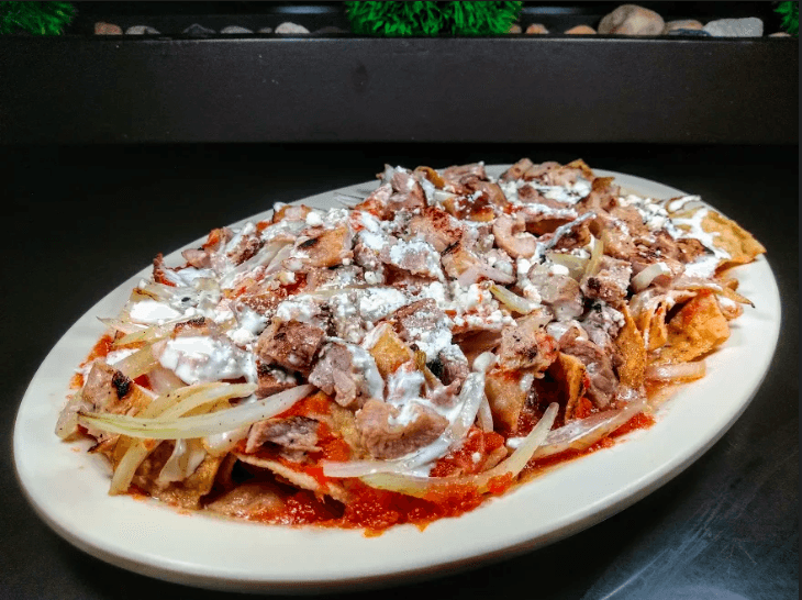 Chilaquiles con Asado