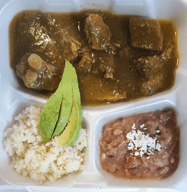 Costilla de Puerco en Salsa Verde Combo