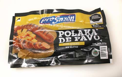 Salchicha Polaka Pavo Queso Prosazón 400 Gr