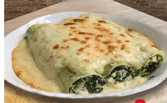 Canelones de Espinaca
