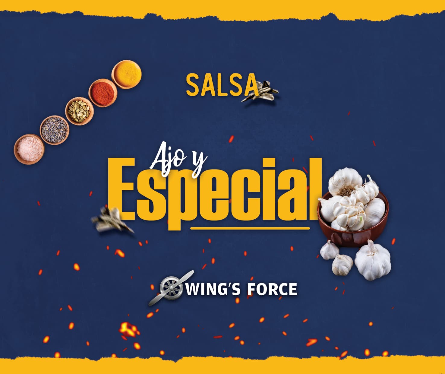 Dip Salsa - Ajo y Especias