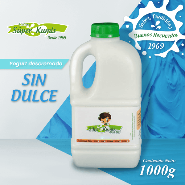 Yogurt Sin Azucar 1000 g