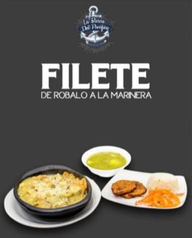 Filete de robalo a la marinera