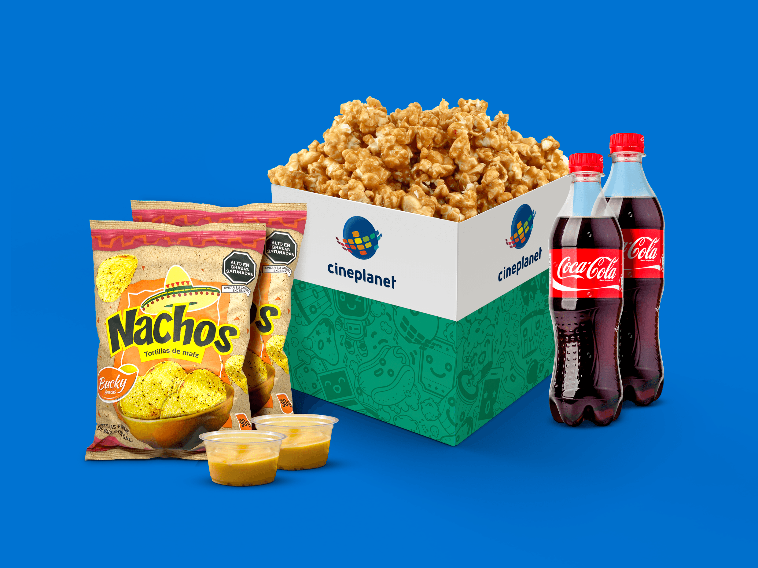 Combo Dulce Familiar + Nachos