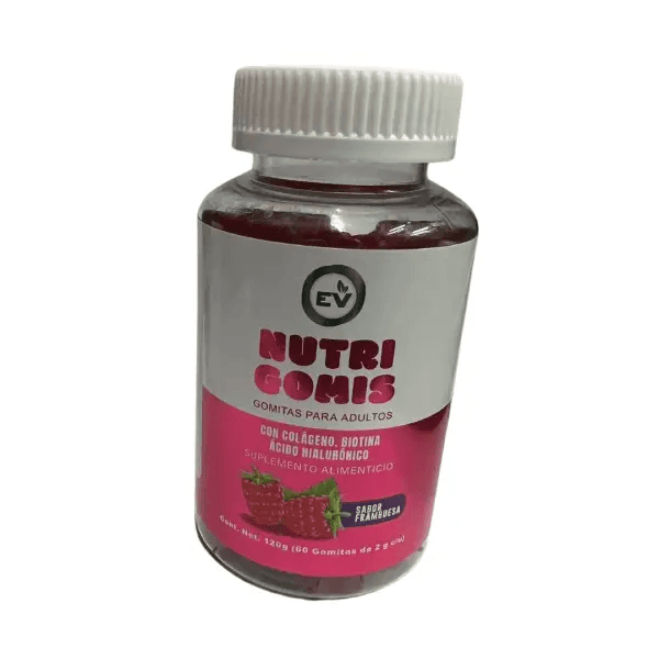 Colágeno Biotina Ácido Hialurónico Nutri Gomis Gomitas 120 grs