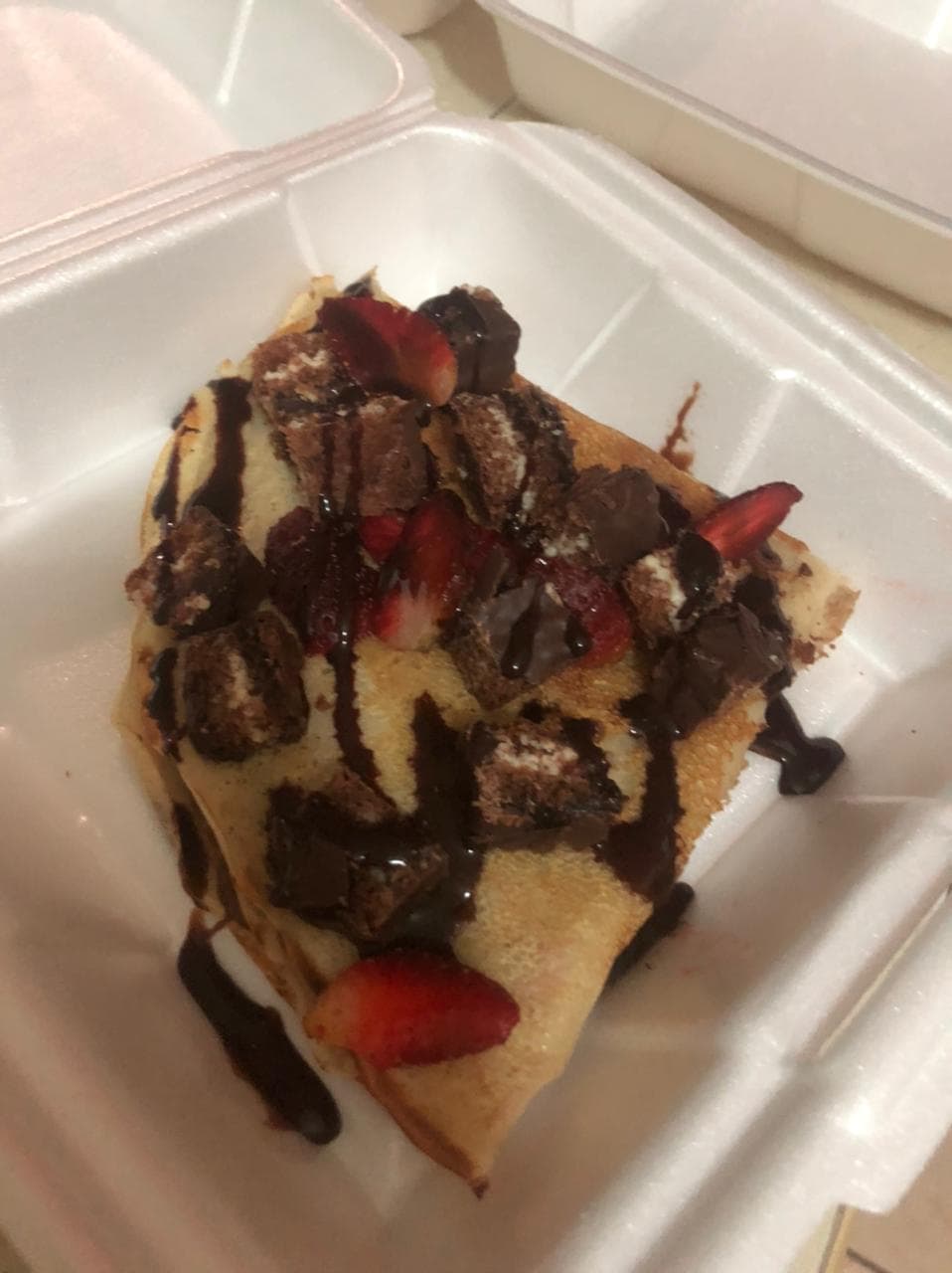 Crepa de Nutella Con Kinder Delice