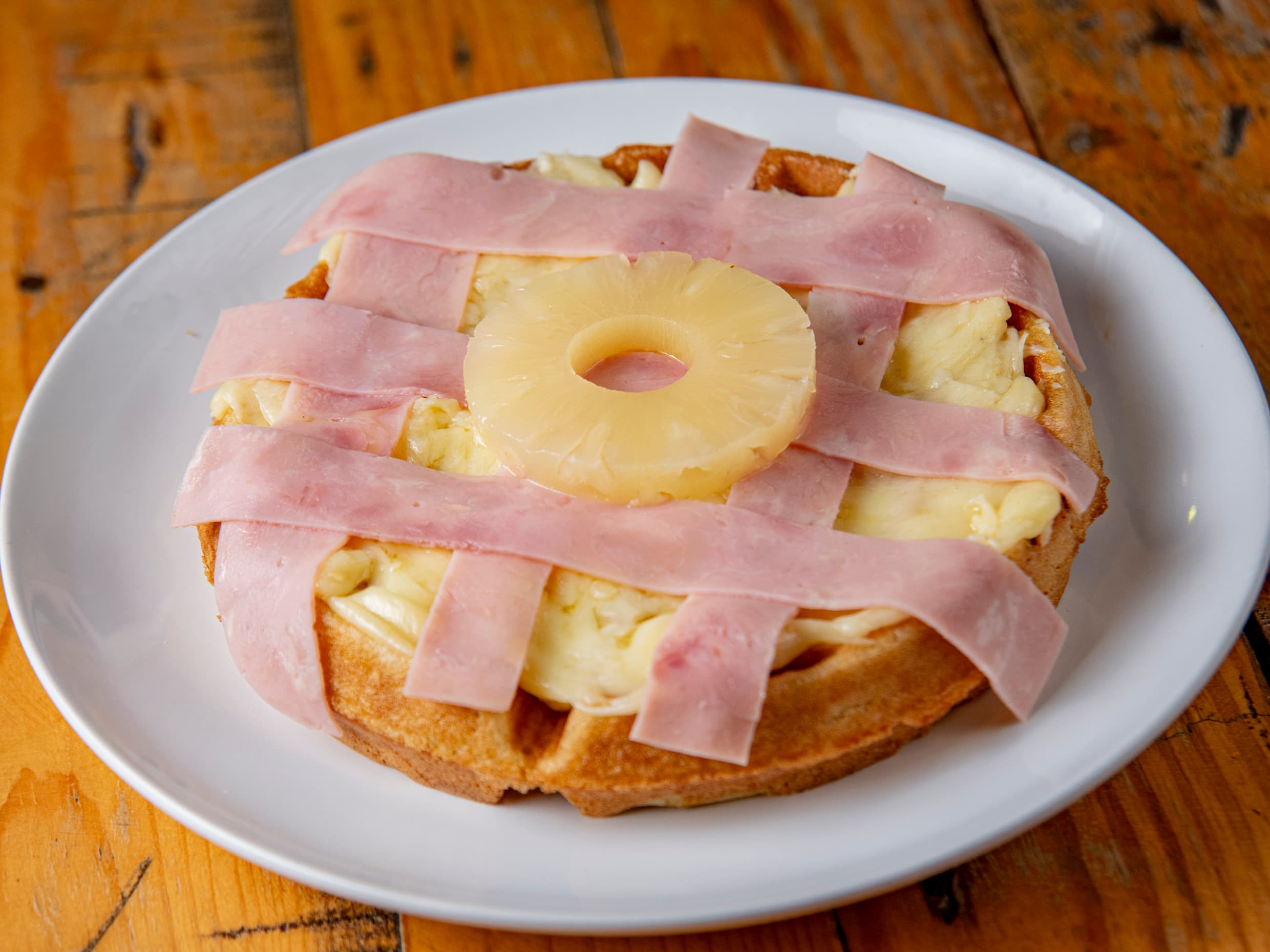 Waffle Hawaiano