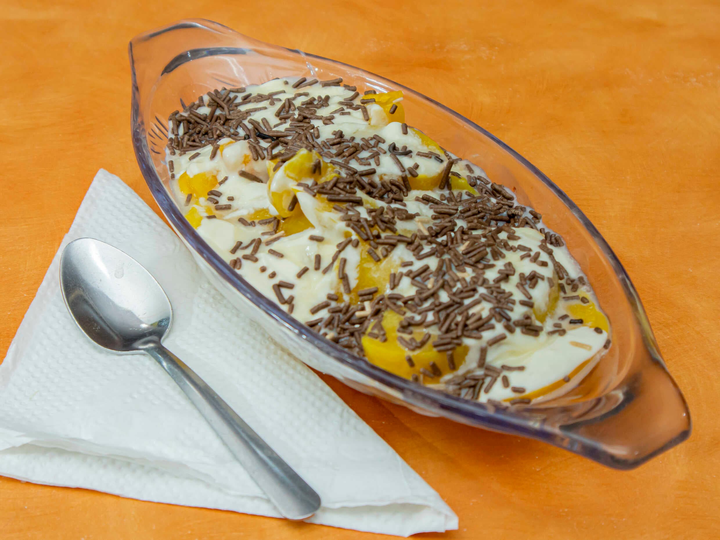 Duraznos con Crema