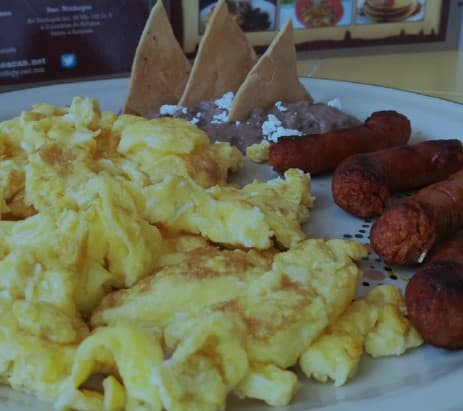 Huevos con longaniza Valladolid