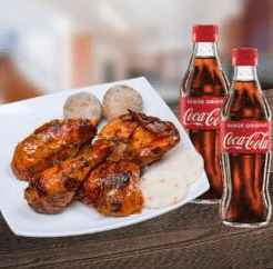 Combo para Dos Medio Asado + 2 Coca Cola 400ml