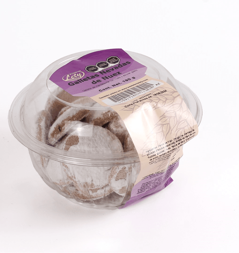 Galletas Nevadas de Nuez