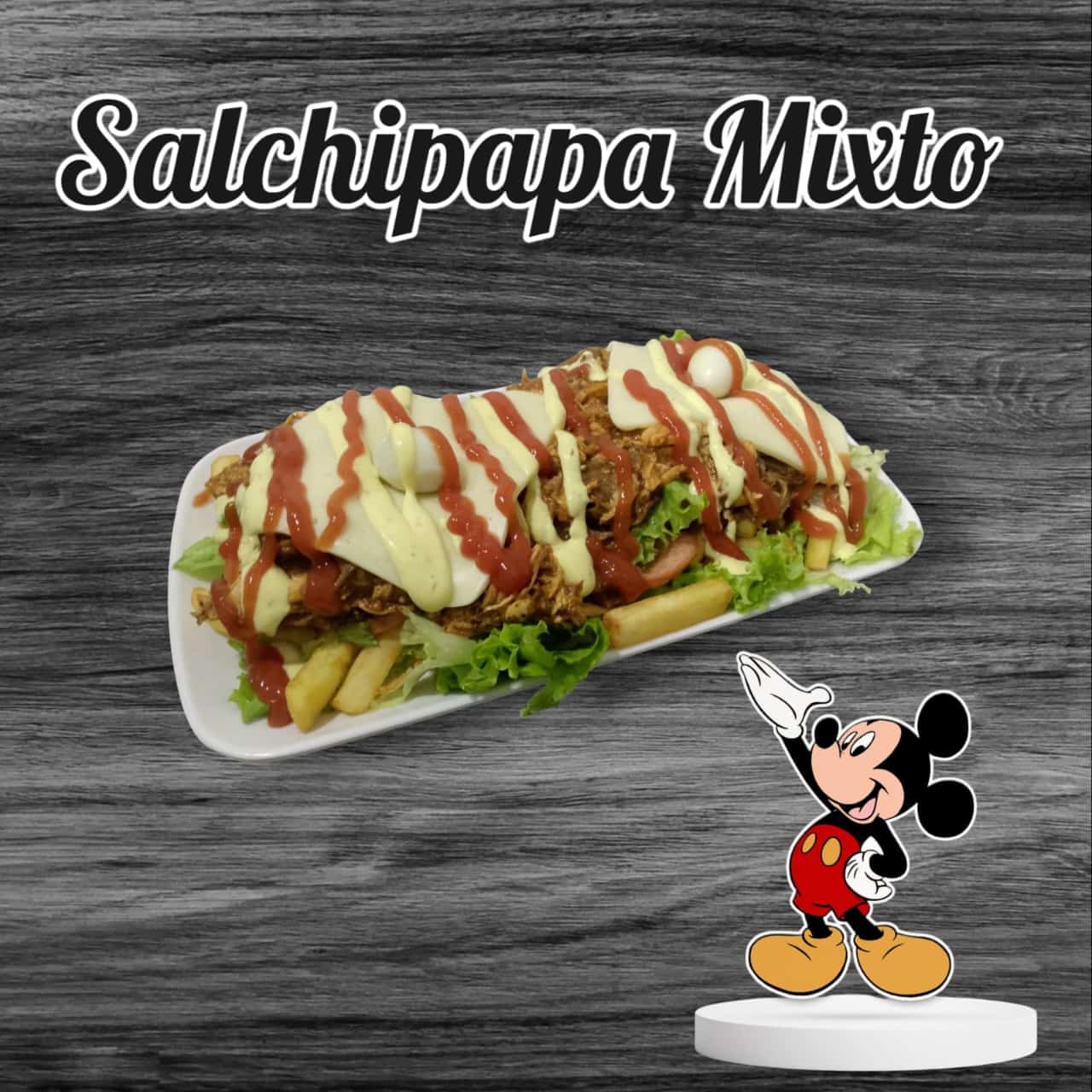Salchipapa Mixto