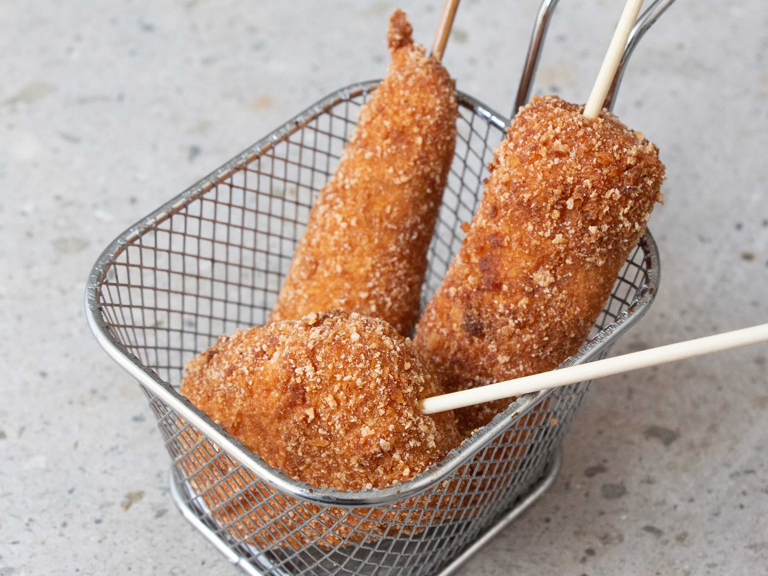 Kushiage de Queso