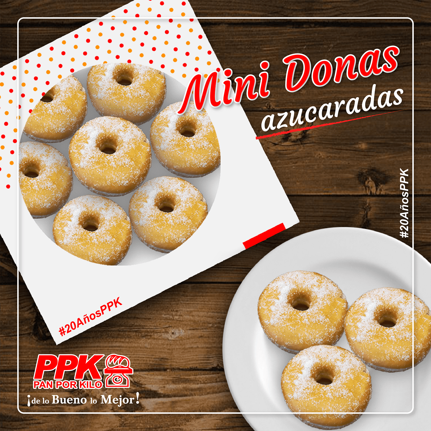 Mini Dona con Azúcar