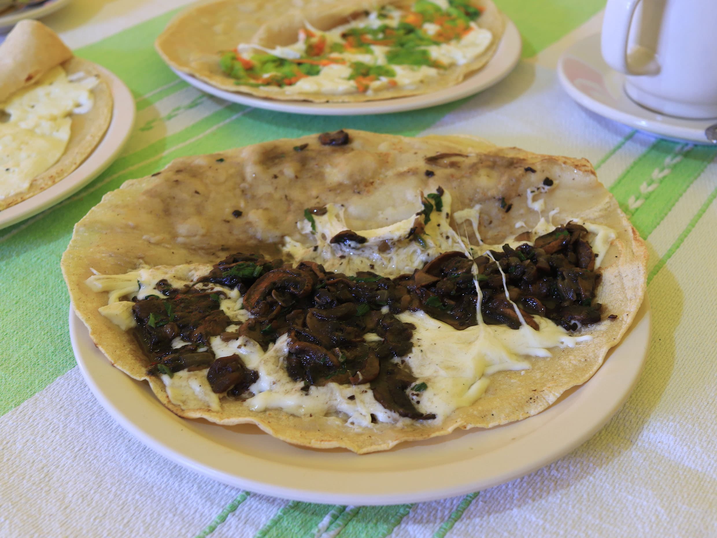 Quesadilla de champiñones