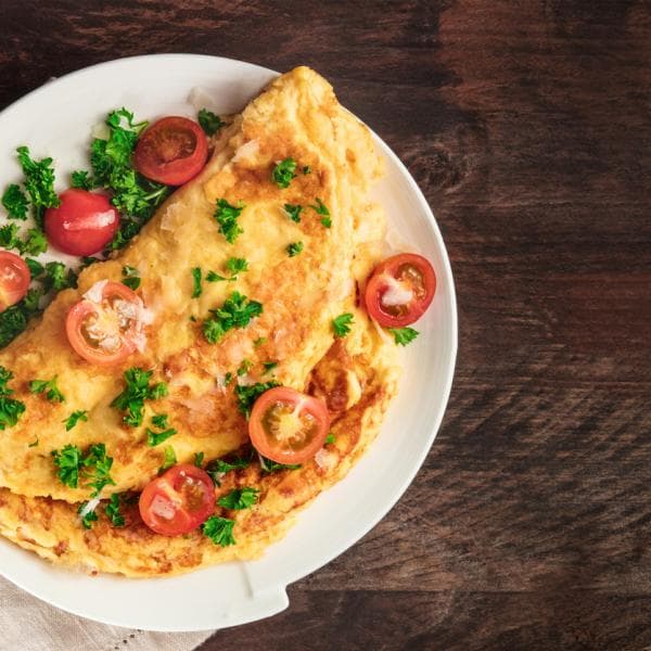 Deli Omelette Vegetariano + Café Gratis