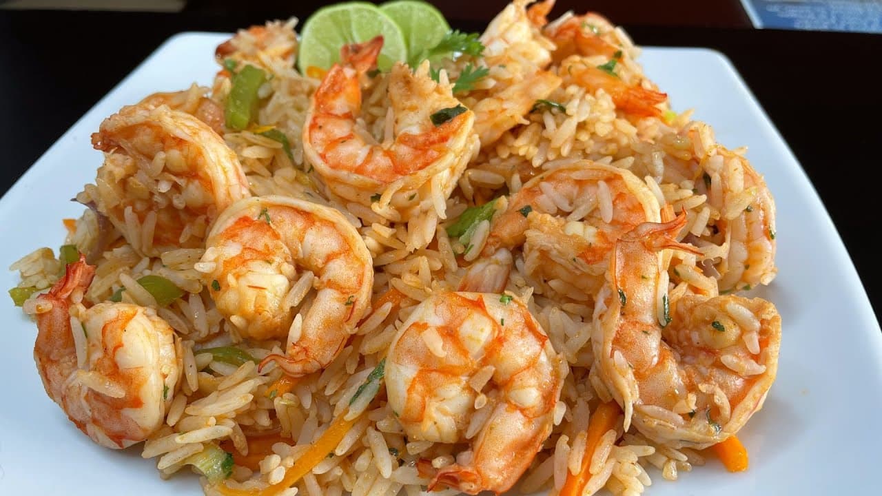 Arroz con Camarones