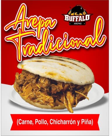 Combo Arepa tradicional + Coca Cola 400ml