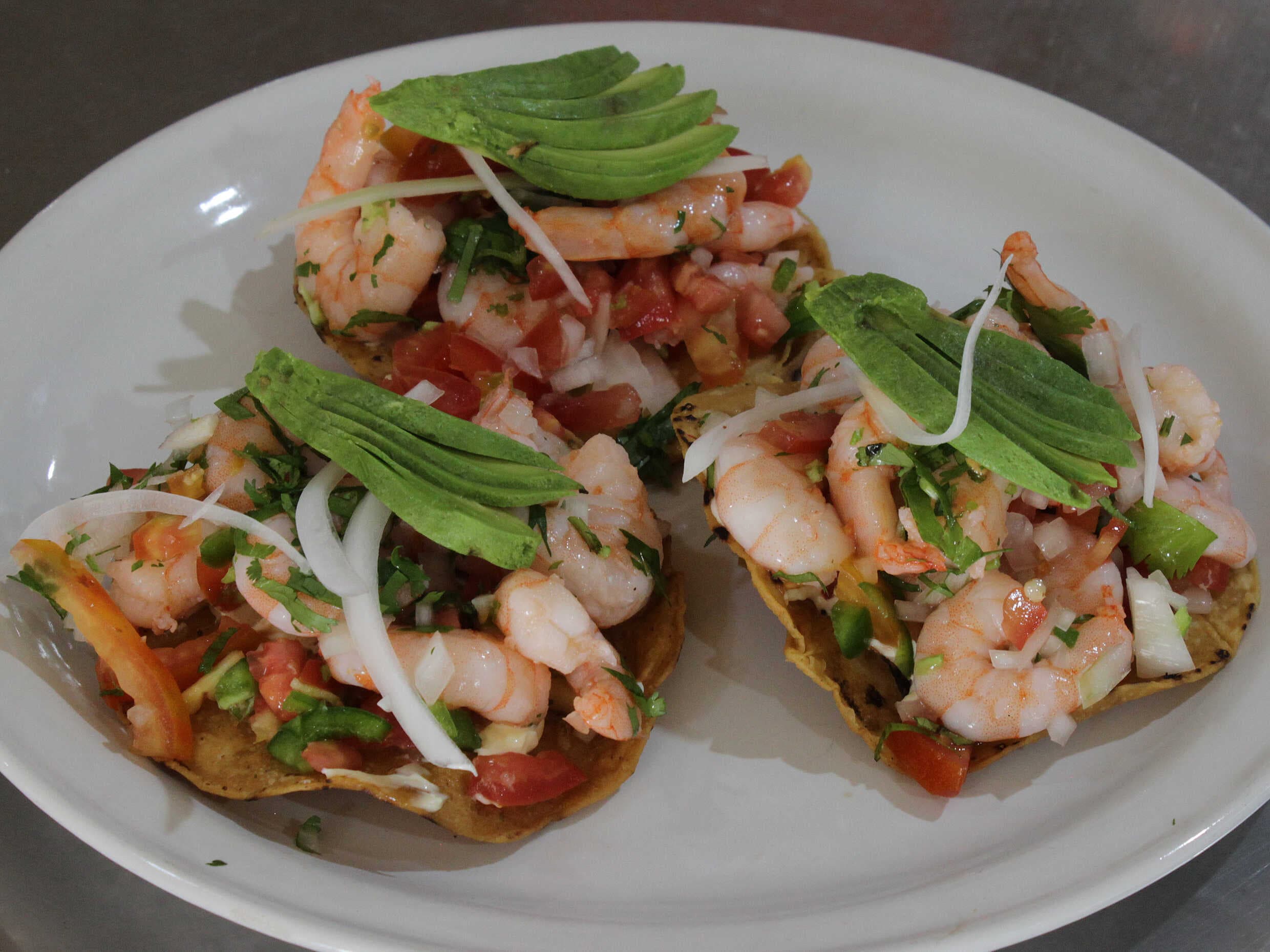 Tostadas de Camaron