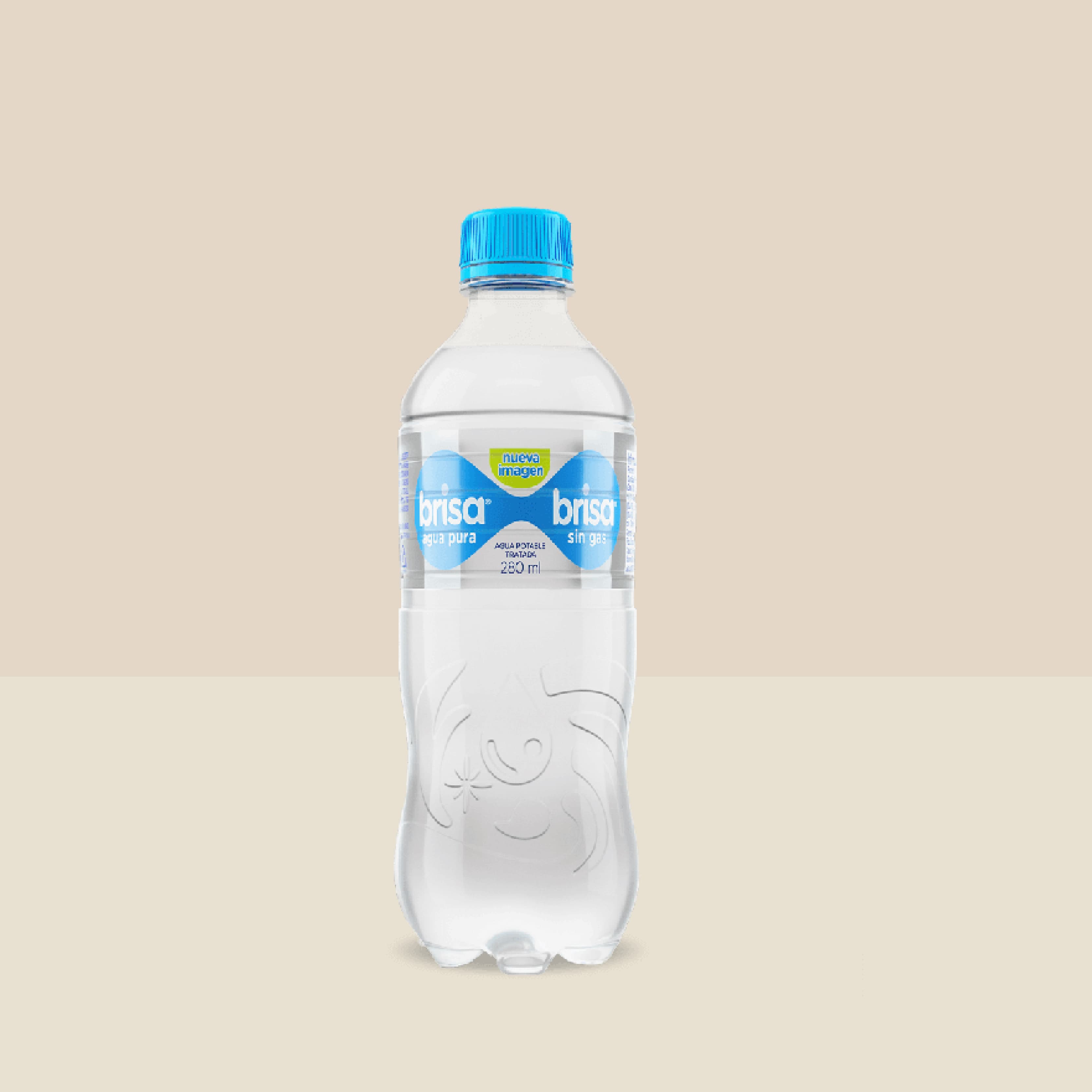 Botella con Agua 280 ml